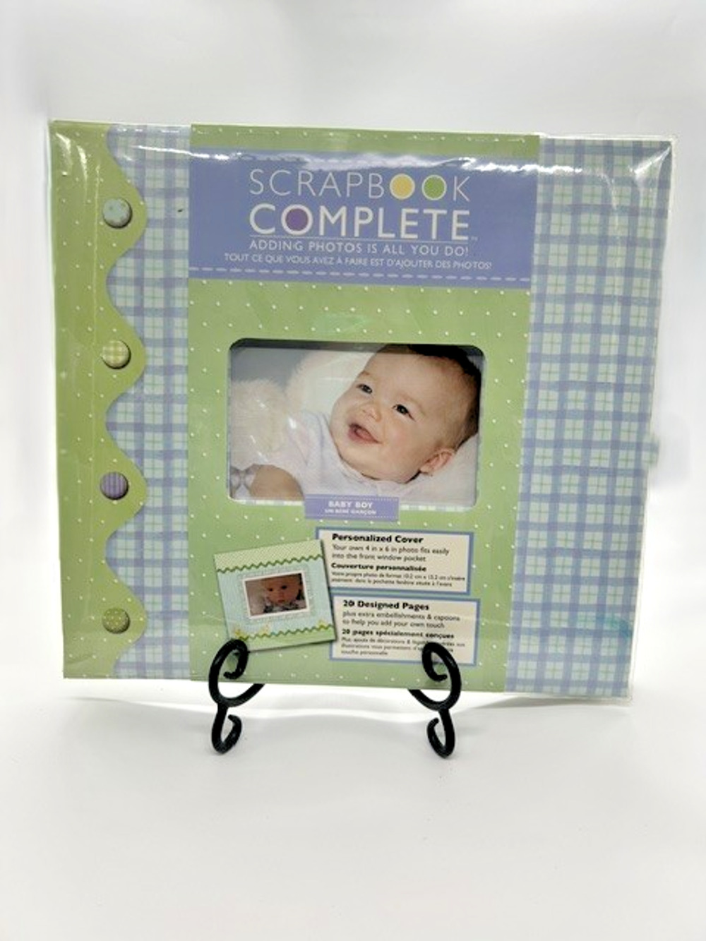 New Tapestry By RC Gibson Complete Scrapbook Photo Memory Album 12x12 Baby Boy